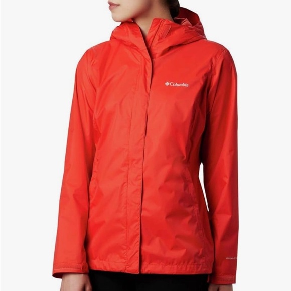 Columbia Arcadia II XS Women Waterproof Jacket Breathable Rain EUC - Picture 1 of 12